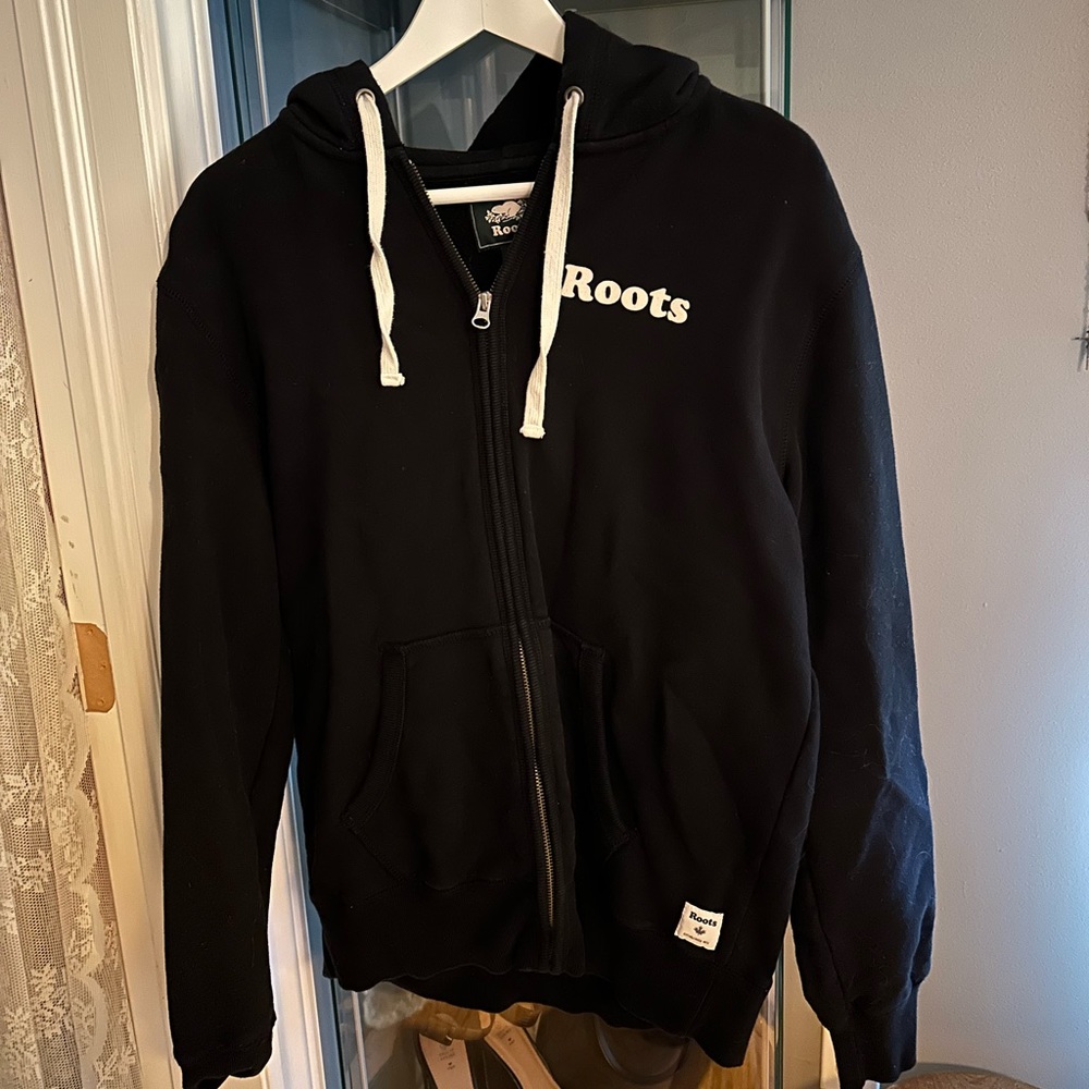 Roots zip up hoodie size S